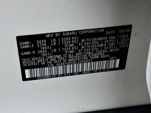 used 2020 Subaru Outback car, priced at $24,547