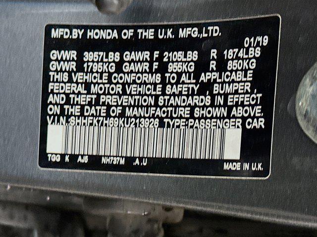 used 2019 Honda Civic car, priced at $18,997