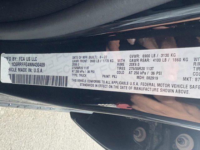 used 2022 Ram 1500 car, priced at $32,387