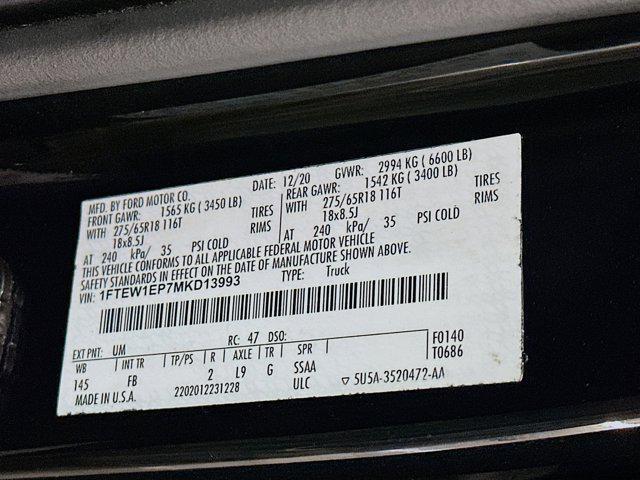 used 2021 Ford F-150 car, priced at $30,109