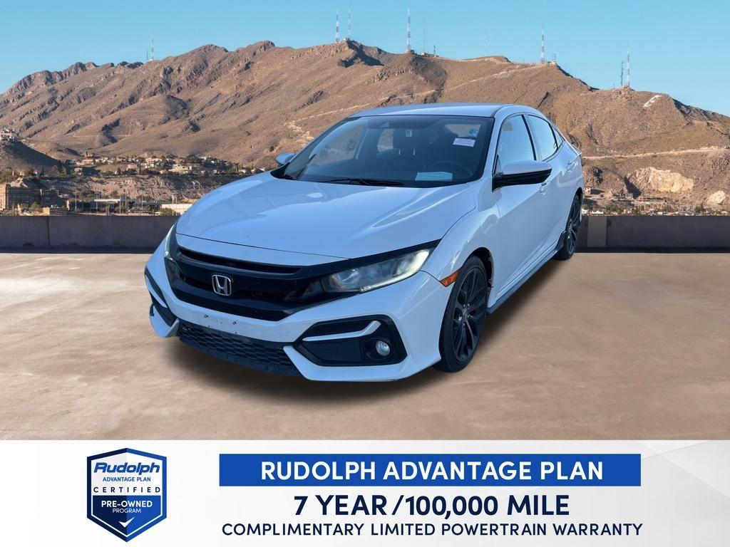 used 2021 Honda Civic car, priced at $23,400