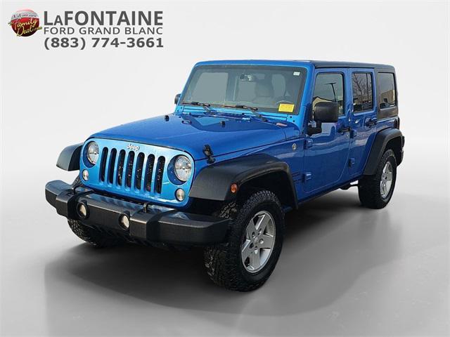 used 2016 Jeep Wrangler Unlimited car, priced at $12,500