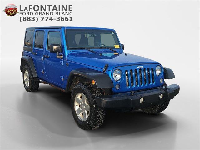 used 2016 Jeep Wrangler Unlimited car, priced at $12,500