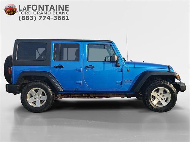 used 2016 Jeep Wrangler Unlimited car, priced at $12,500