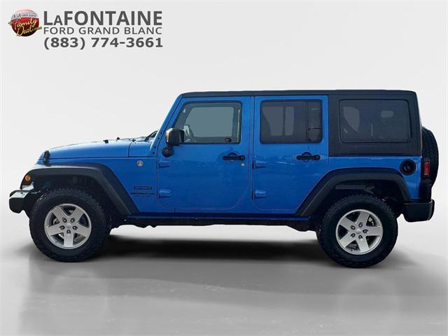 used 2016 Jeep Wrangler Unlimited car, priced at $12,500