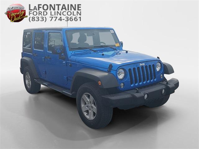 used 2015 Jeep Wrangler Unlimited car, priced at $19,500