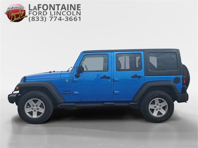 used 2015 Jeep Wrangler Unlimited car, priced at $19,500