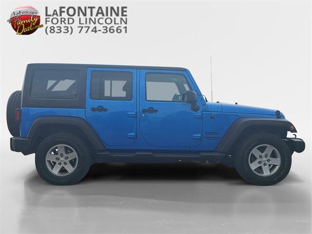 used 2015 Jeep Wrangler Unlimited car, priced at $19,500