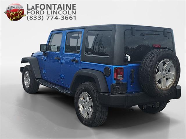 used 2015 Jeep Wrangler Unlimited car, priced at $19,500