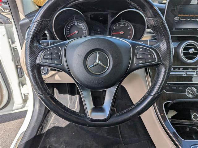 used 2015 Mercedes-Benz C-Class car, priced at $12,000