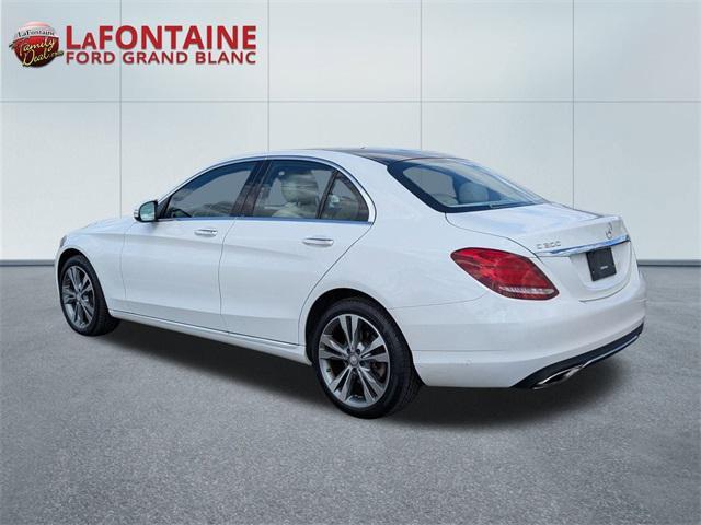 used 2015 Mercedes-Benz C-Class car, priced at $12,000