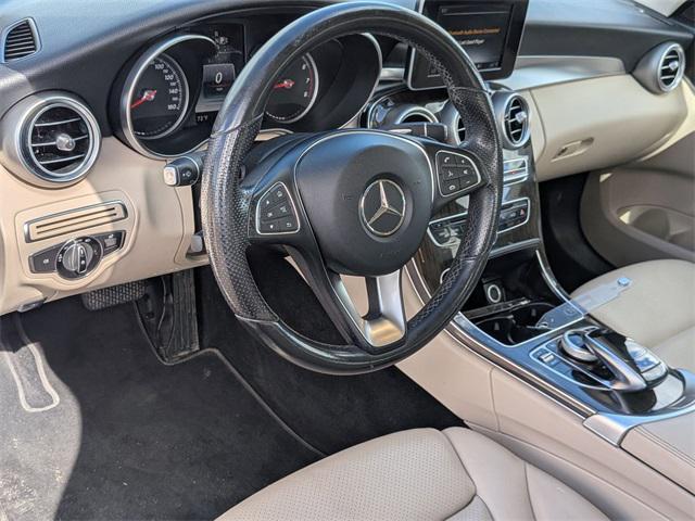 used 2015 Mercedes-Benz C-Class car, priced at $12,000