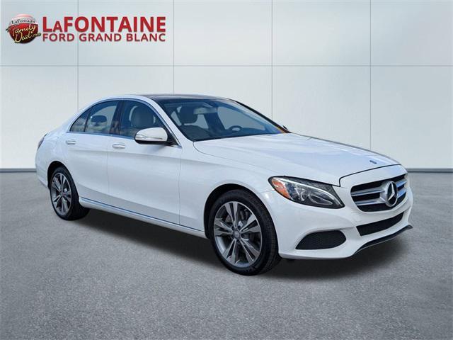 used 2015 Mercedes-Benz C-Class car, priced at $12,000