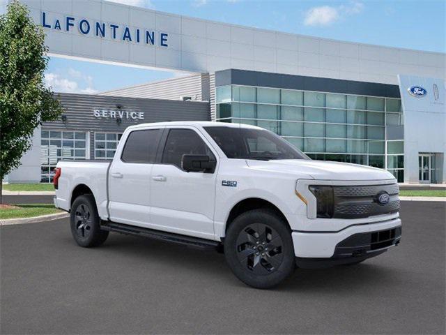 new 2025 Ford F-150 Lightning car, priced at $56,450