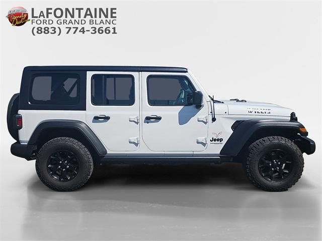 used 2021 Jeep Wrangler car, priced at $30,000