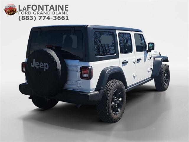 used 2021 Jeep Wrangler car, priced at $30,000