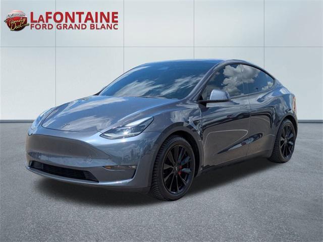 used 2021 Tesla Model Y car, priced at $27,000