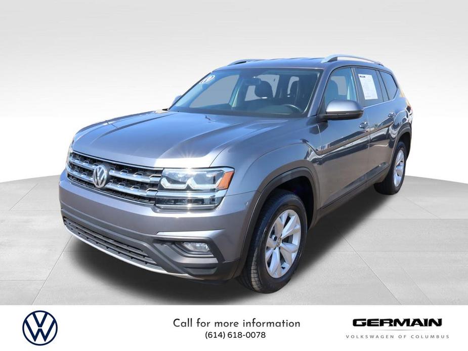 used 2019 Volkswagen Atlas car, priced at $19,495