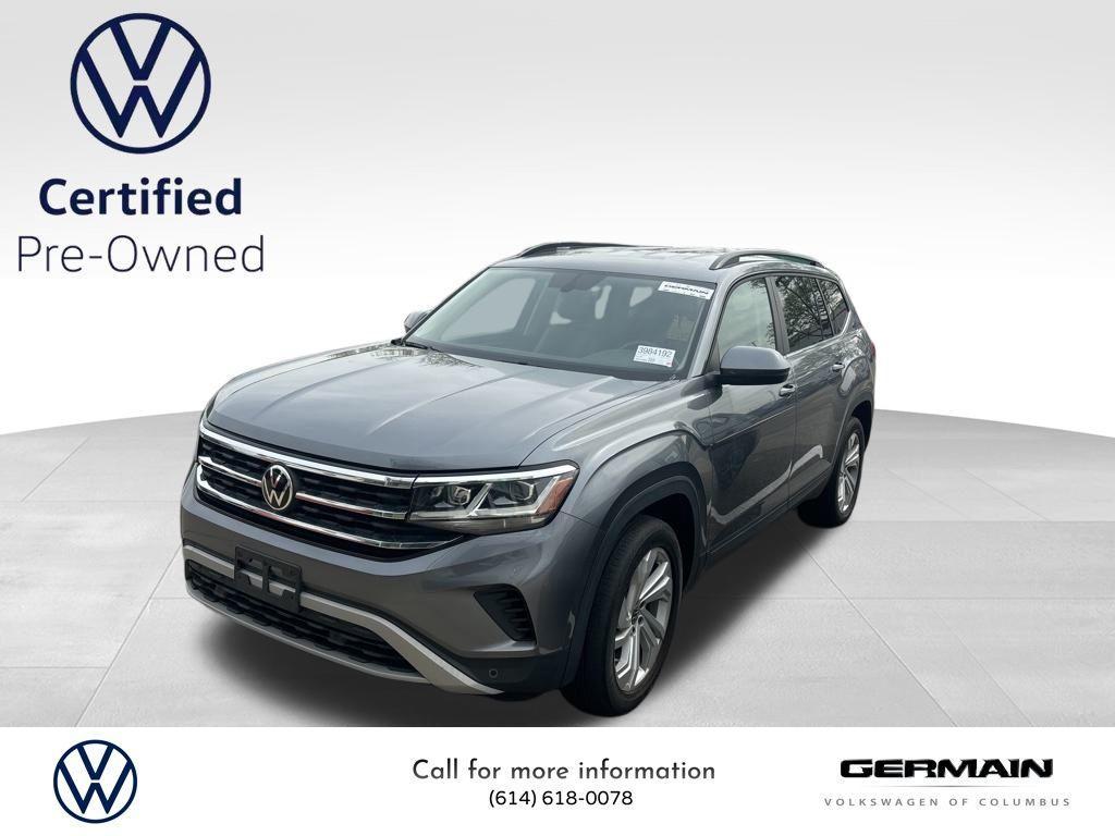 used 2021 Volkswagen Atlas car, priced at $32,995