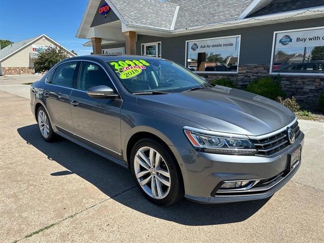 used 2018 Volkswagen Passat car, priced at $20,988