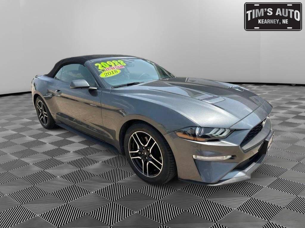 used 2018 Ford Mustang car, priced at $20,988