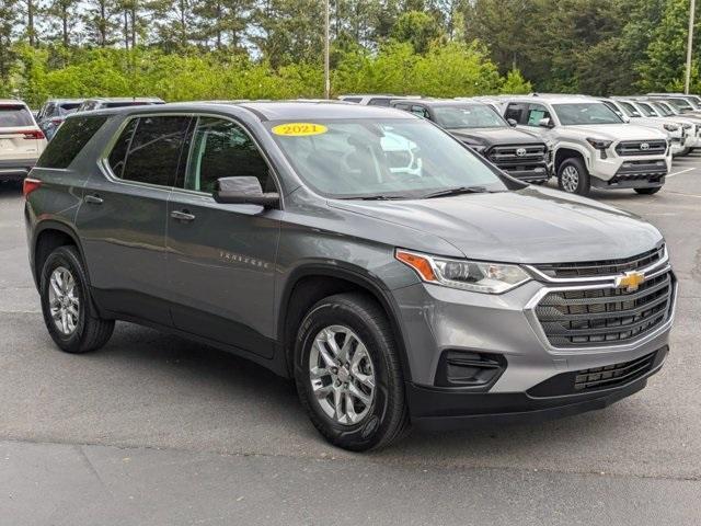 used 2021 Chevrolet Traverse car, priced at $24,957