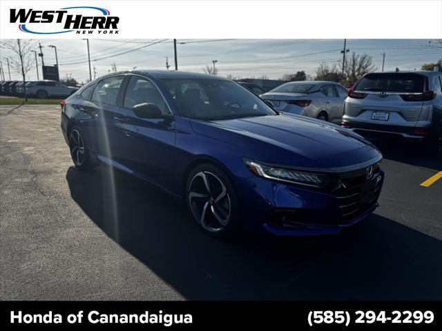 used 2021 Honda Accord car, priced at $25,505