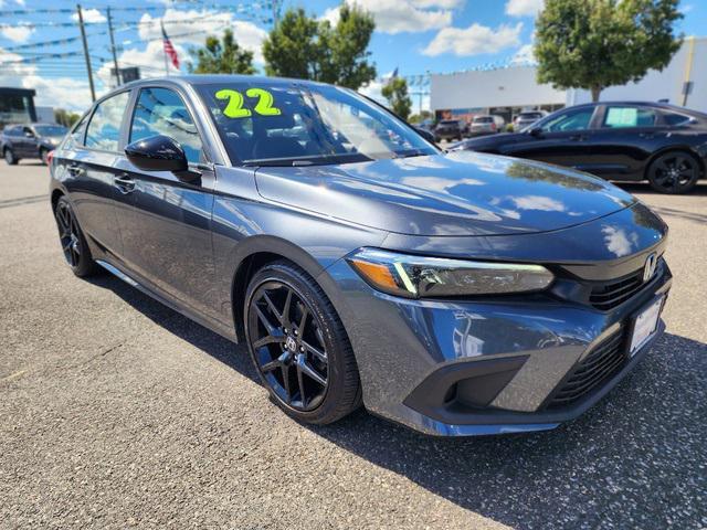 used 2022 Honda Civic car, priced at $22,999