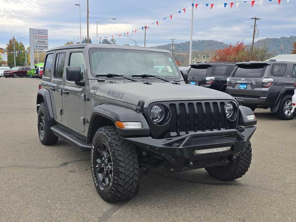 used 2021 Jeep Wrangler Unlimited car, priced at $27,745
