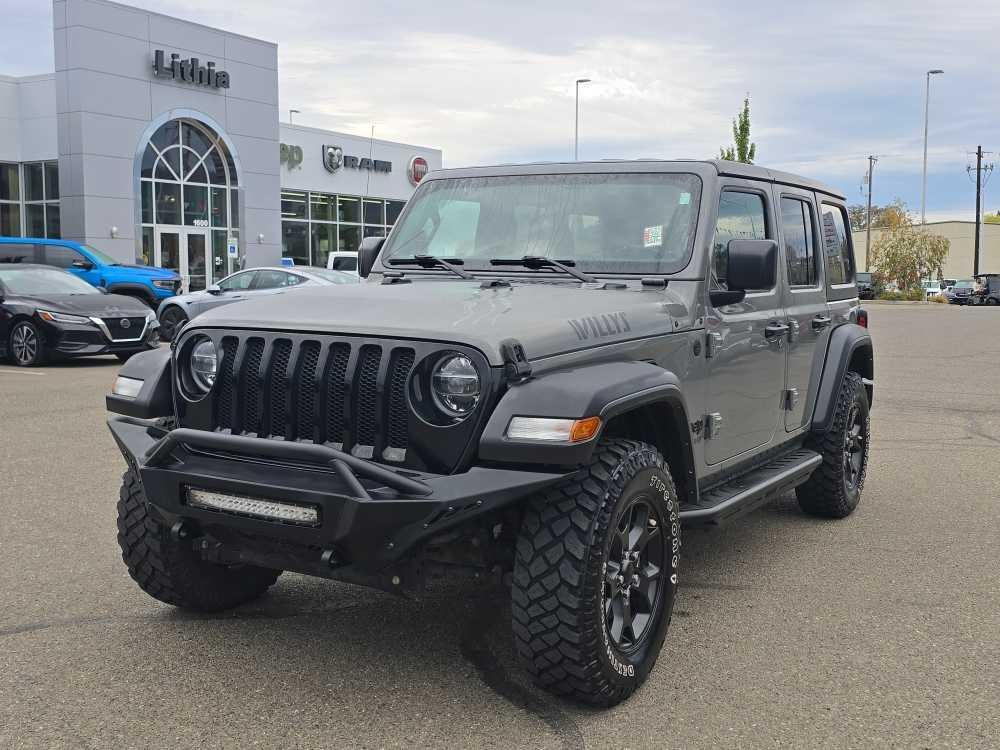 used 2021 Jeep Wrangler Unlimited car, priced at $27,745