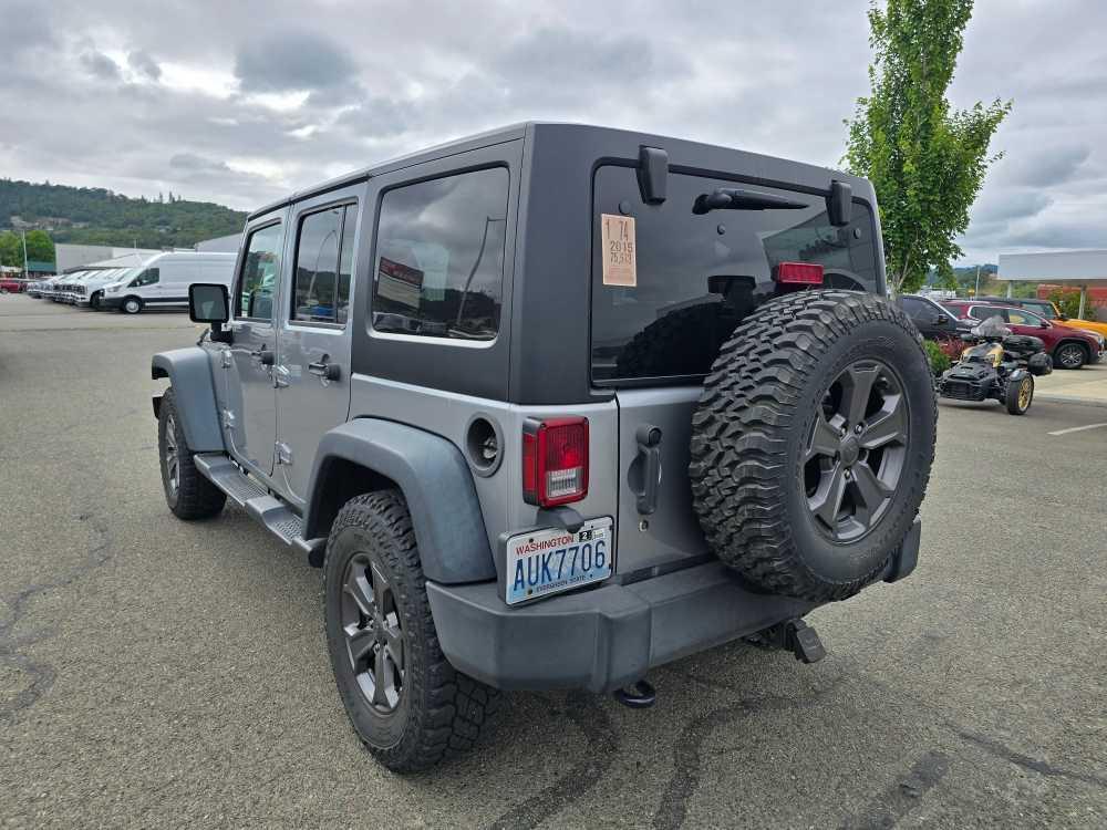 used 2015 Jeep Wrangler Unlimited car, priced at $22,495