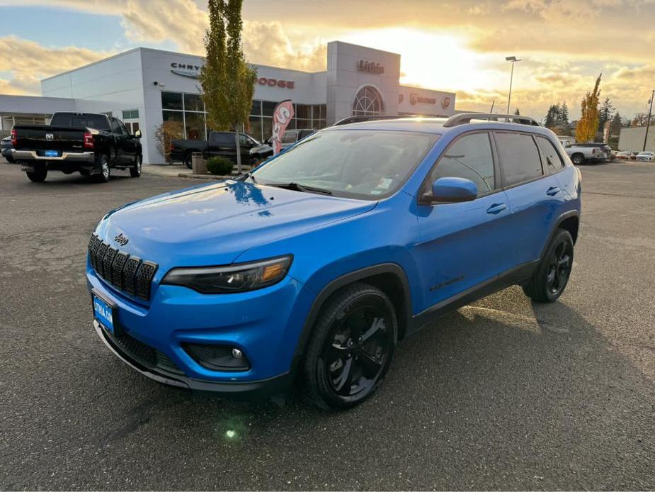 used 2021 Jeep Cherokee car, priced at $21,495