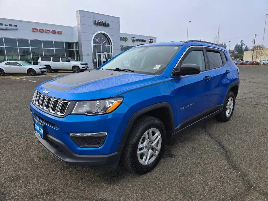 used 2021 Jeep Compass car, priced at $18,995