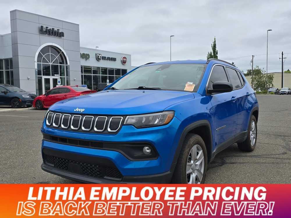used 2022 Jeep Compass car, priced at $21,495