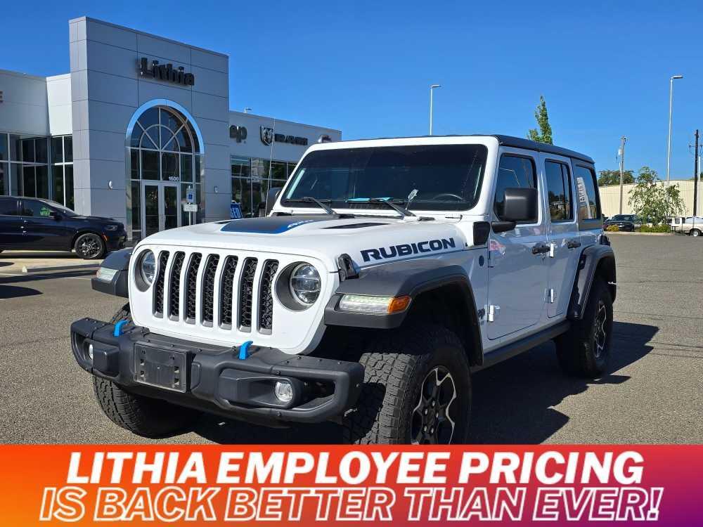 used 2022 Jeep Wrangler Unlimited 4xe car, priced at $36,995