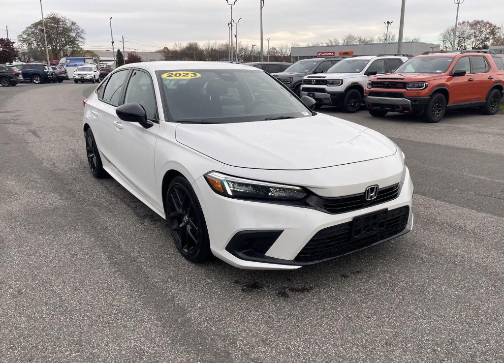 used 2023 Honda Civic car, priced at $26,140