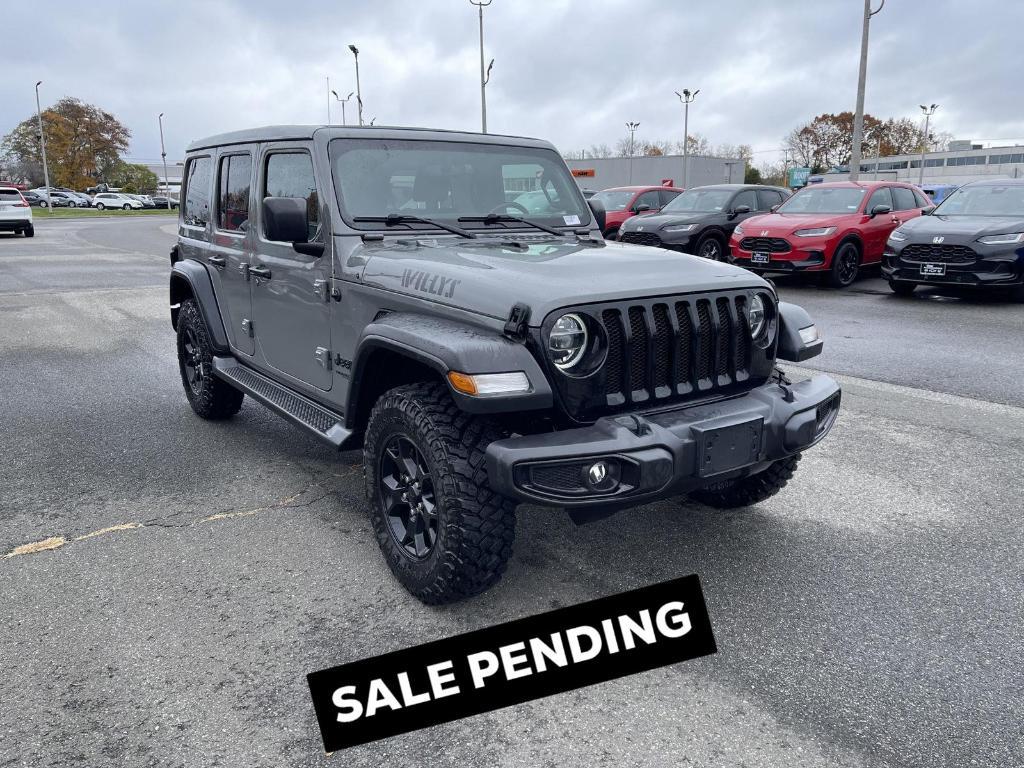 used 2021 Jeep Wrangler Unlimited car, priced at $29,780