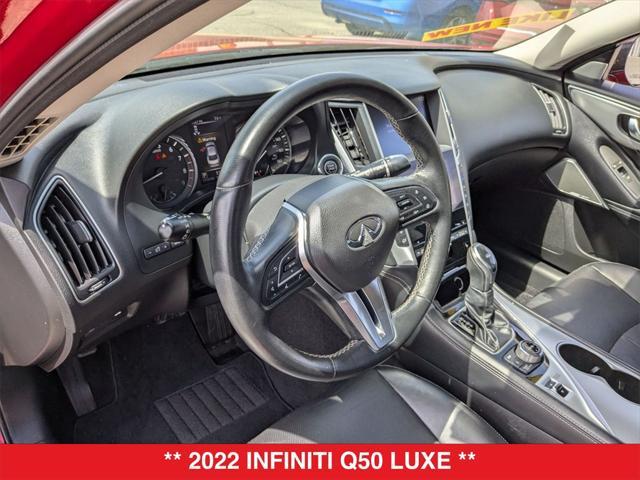 used 2022 INFINITI Q50 car, priced at $32,433