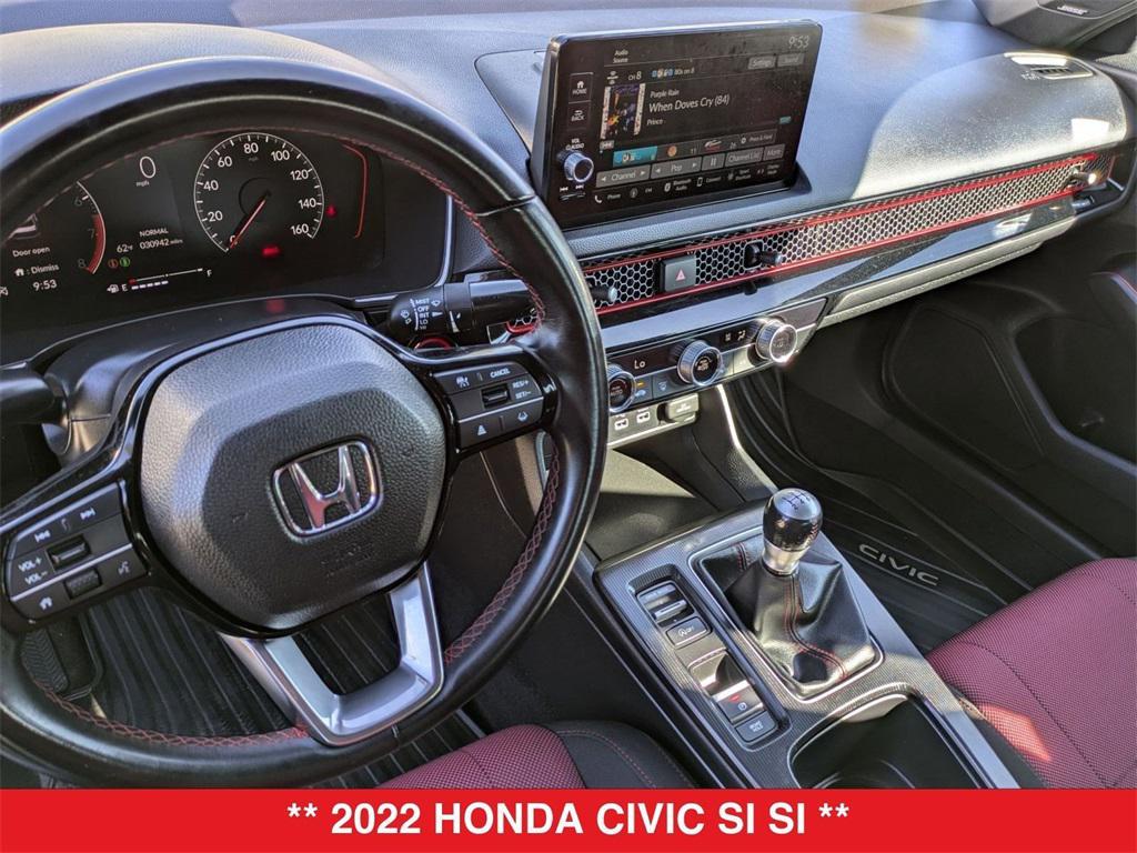 used 2022 Honda Civic Si car, priced at $27,999