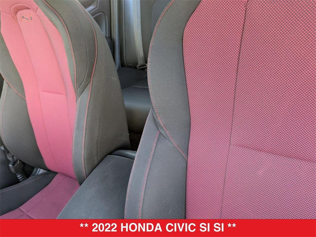 used 2022 Honda Civic Si car, priced at $27,999