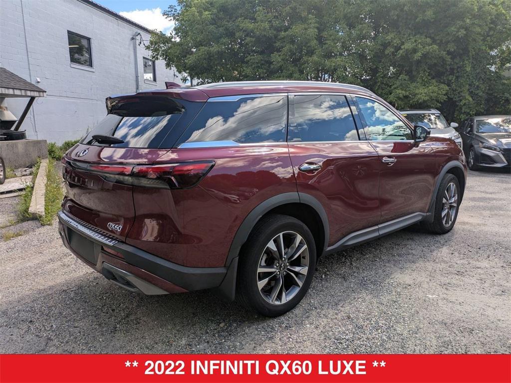 used 2022 INFINITI QX60 car, priced at $35,499