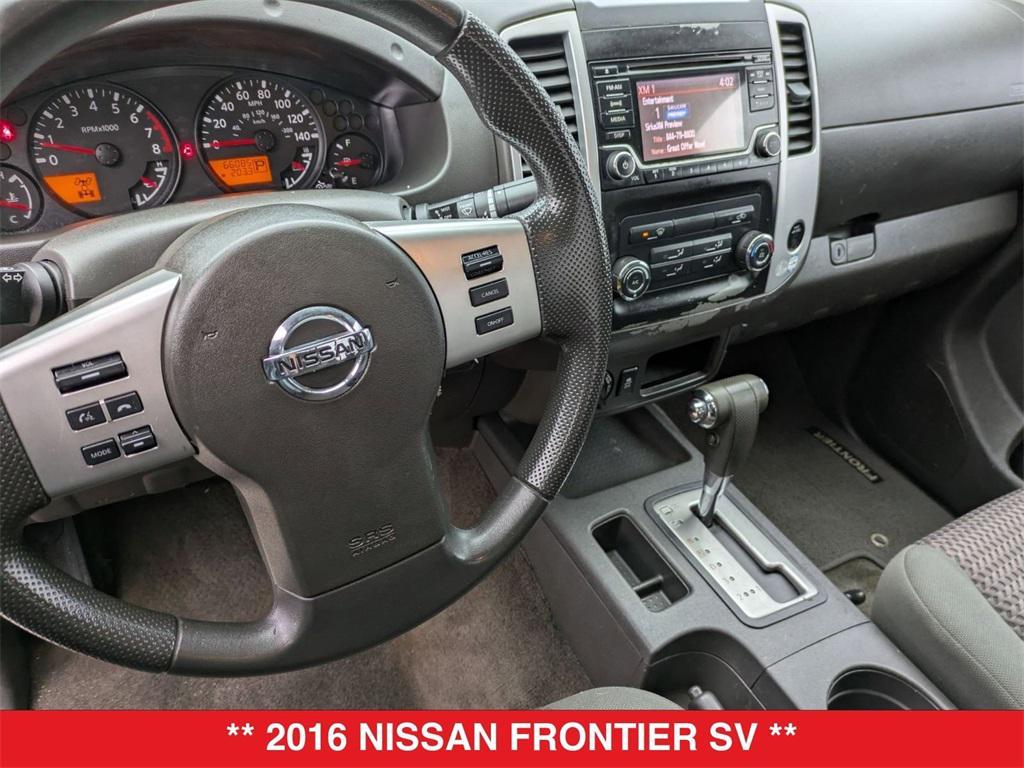 used 2016 Nissan Frontier car, priced at $16,000