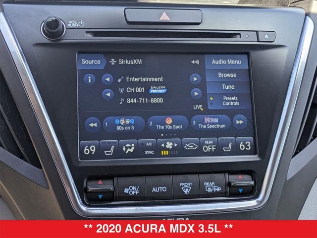 used 2020 Acura MDX car, priced at $28,000