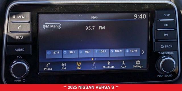 new 2025 Nissan Versa car, priced at $22,035