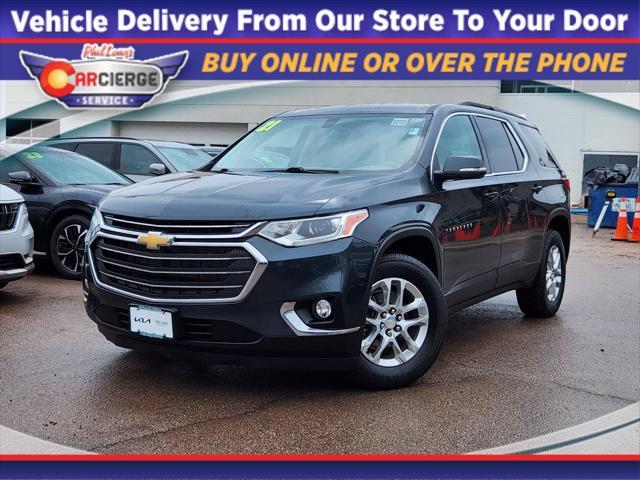used 2021 Chevrolet Traverse car, priced at $23,596
