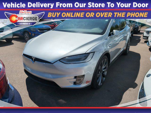 used 2018 Tesla Model X car, priced at $35,697