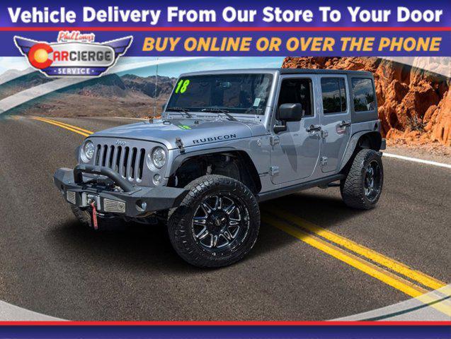 used 2018 Jeep Wrangler JK Unlimited car, priced at $28,697