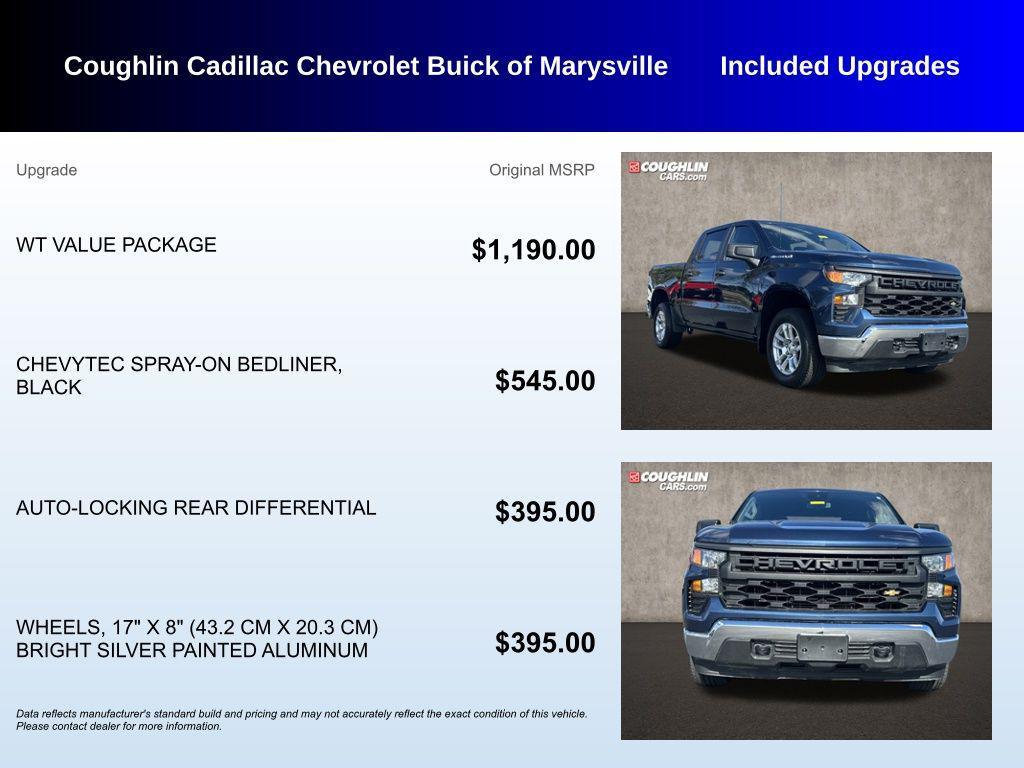 used 2023 Chevrolet Silverado 1500 car, priced at $31,214