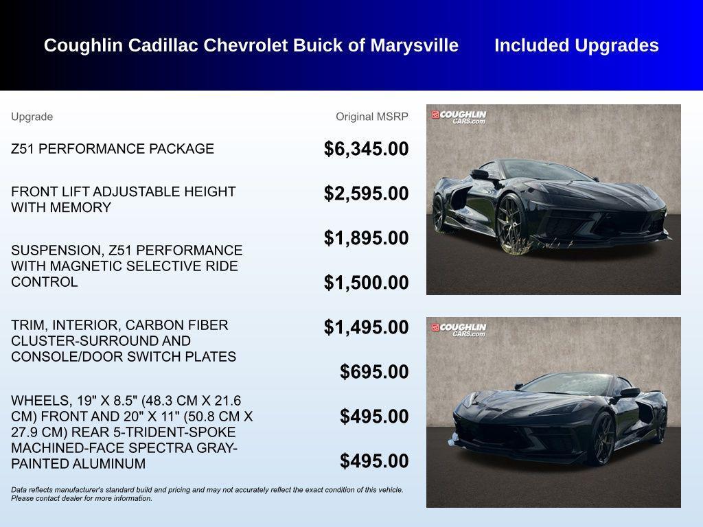 used 2023 Chevrolet Corvette car, priced at $79,276