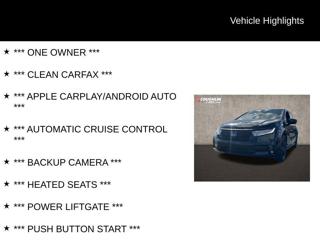 used 2023 Honda Odyssey car, priced at $29,282
